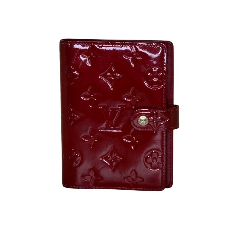 LOUIS VUITTON Red Vernis Agenda PM – The Luxury Lady