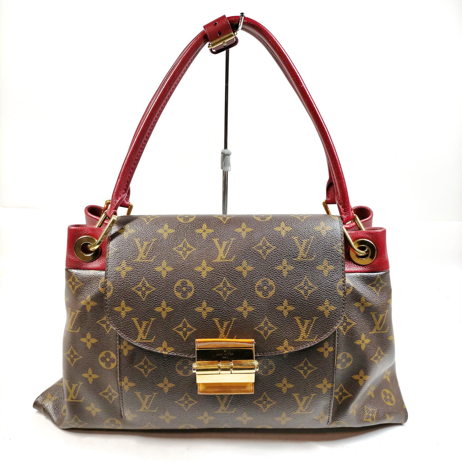 LOUIS VUITTON Monogram Canvas / Red “Olympe” Tote – The Luxury Lady