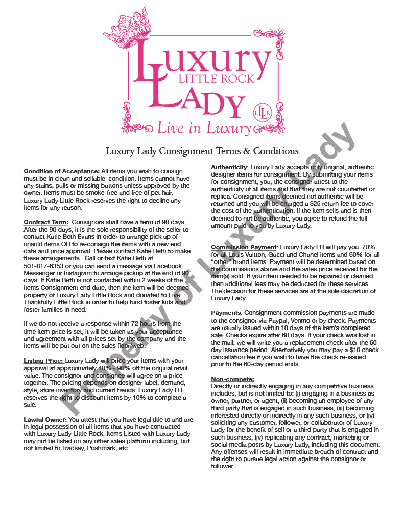 The Luxury Lady – Live in Luxury