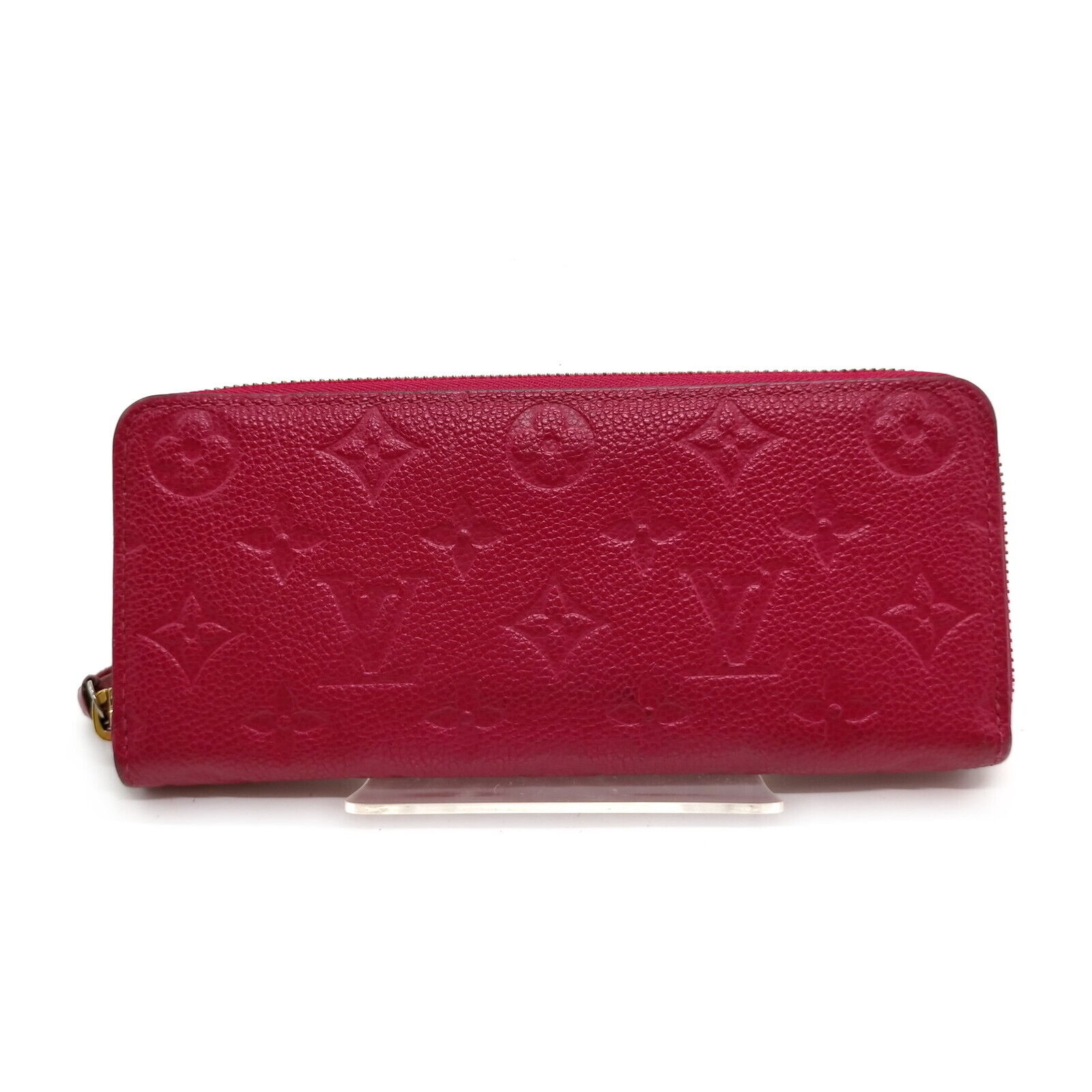 Louis Vuitton Amelia Wallet Mahina Leather Red 1724931